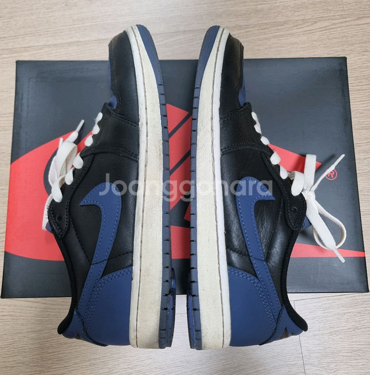 조던1로우 OG 미스틱네이비 상태좋은 중고 265사이즈--2