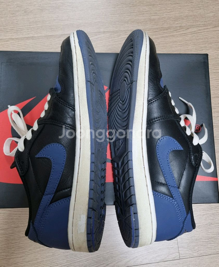 조던1로우 OG 미스틱네이비 상태좋은 중고 265사이즈--3