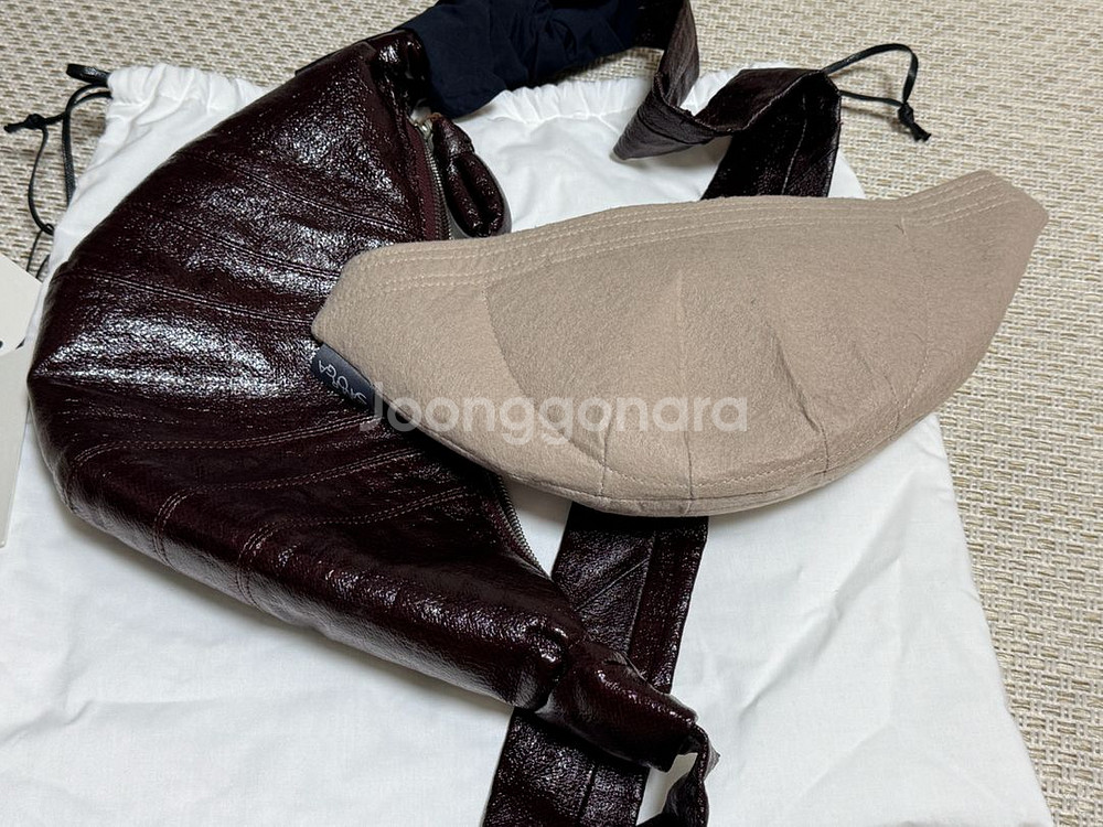 르메르 범백 린넨 레드와인 S--9