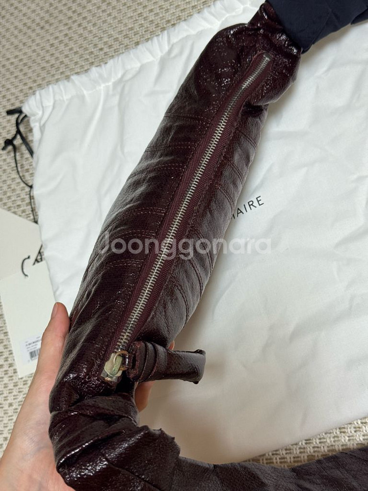 르메르 범백 린넨 레드와인 S--6