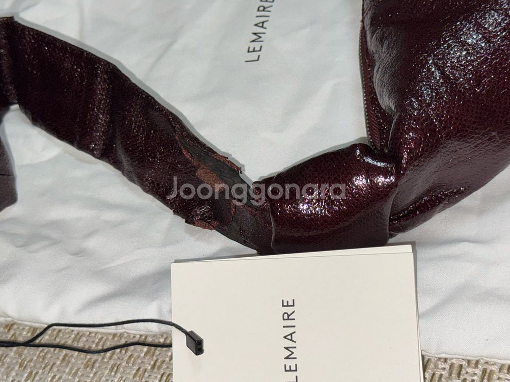 르메르 범백 린넨 레드와인 S--2