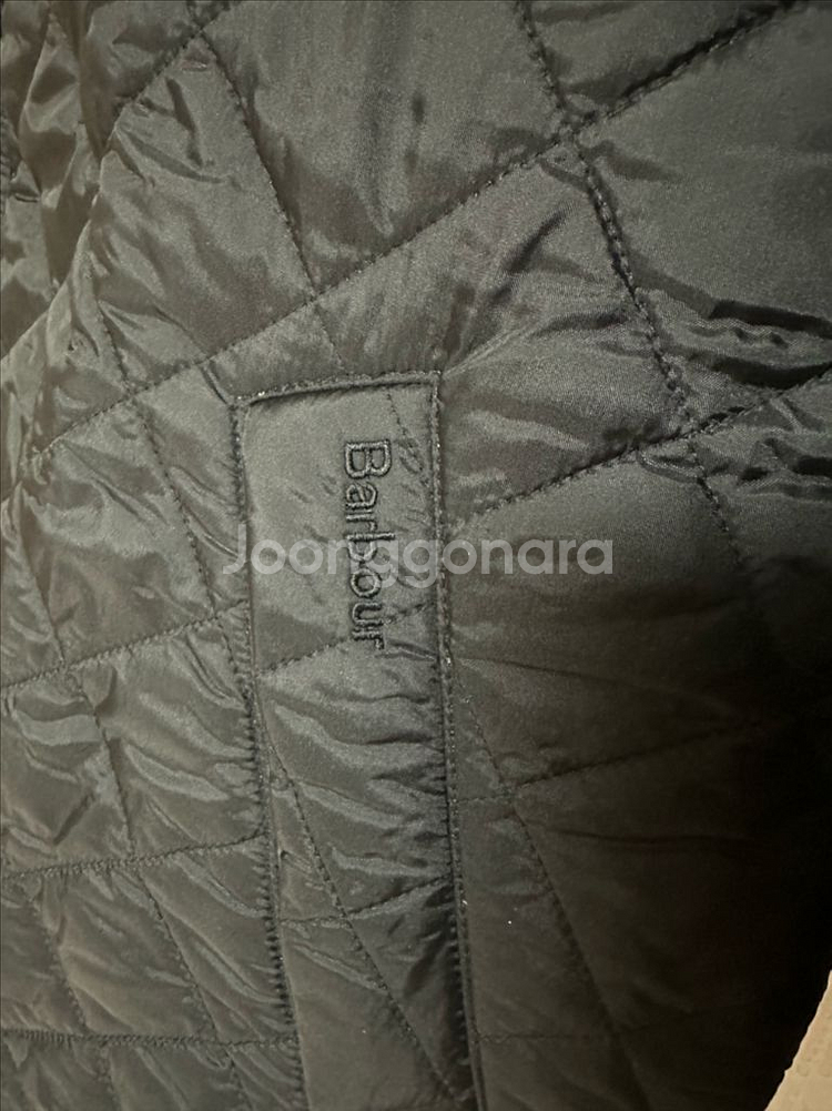 바버 트랜스포트 퀄팅자켓 블랙 40사이즈--2