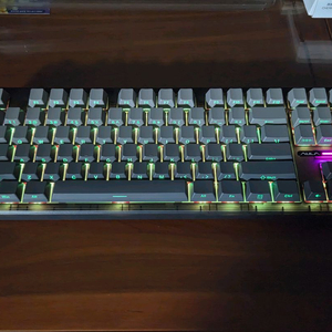 AULA F87 PRO 골드축 독거미 키보드