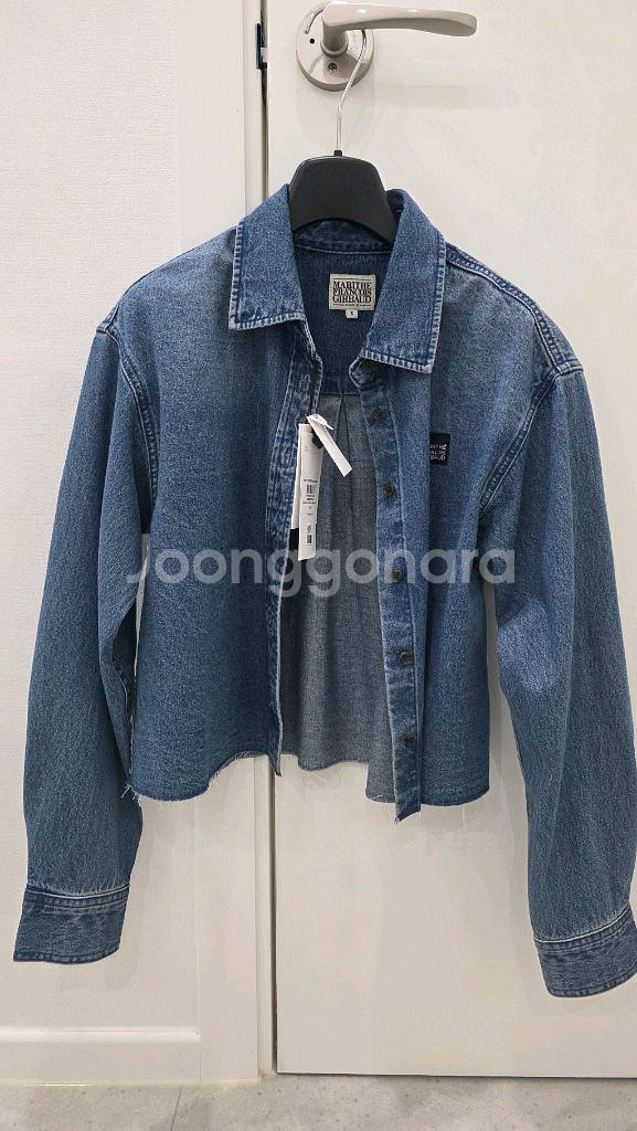 마리떼 데님 셔츠--1