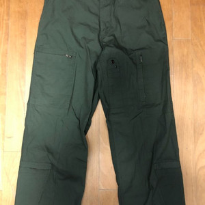 밀리터리 립스탑 멀티 카고 포켓 트라우저 팬츠 올리브M