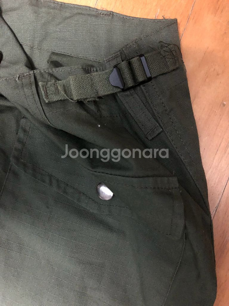 밀리터리 립스탑 멀티 카고 포켓 트라우저 팬츠 올리브M--7