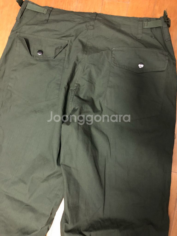 밀리터리 립스탑 멀티 카고 포켓 트라우저 팬츠 올리브M--6