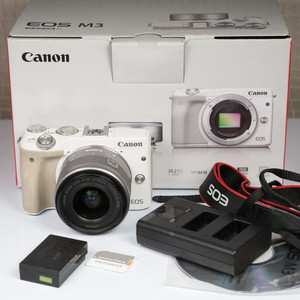 캐논 EOS M3 미러리스 카메라 화이트