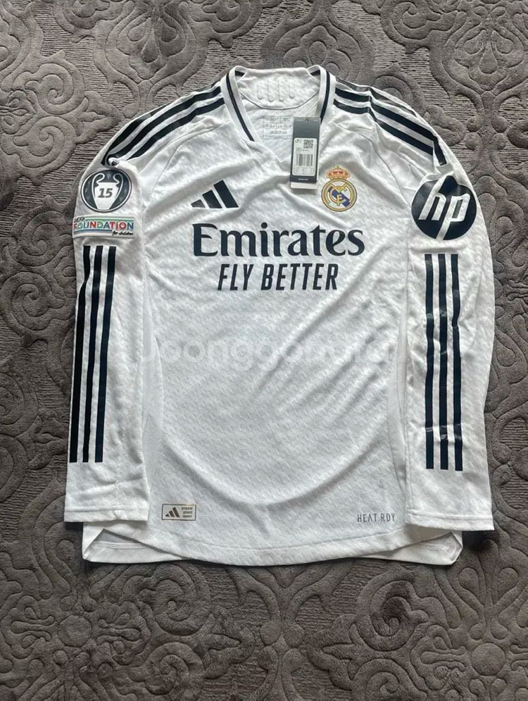 24-25 레알마드리드 홈 어센틱 L/S 벨링엄--0