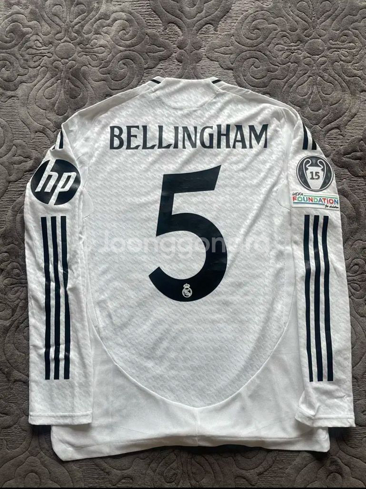 24-25 레알마드리드 홈 어센틱 L/S 벨링엄--1