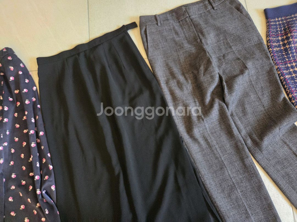 여성 롱스커트 바지 일괄 옷정리--2