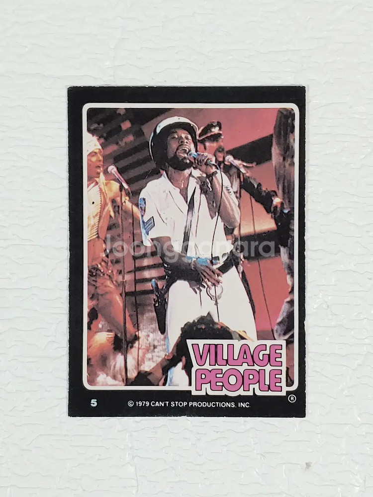 록 밴드 카드 6장 (빌리지 피플,키스, 퀸)--2