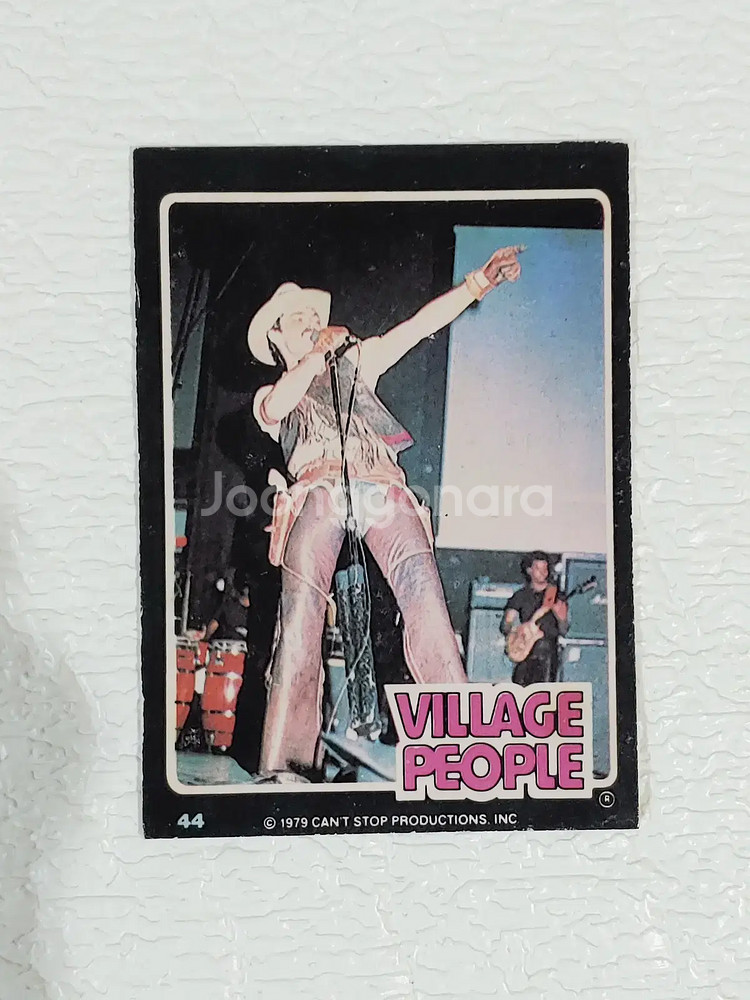 록 밴드 카드 6장 (빌리지 피플,키스, 퀸)--4