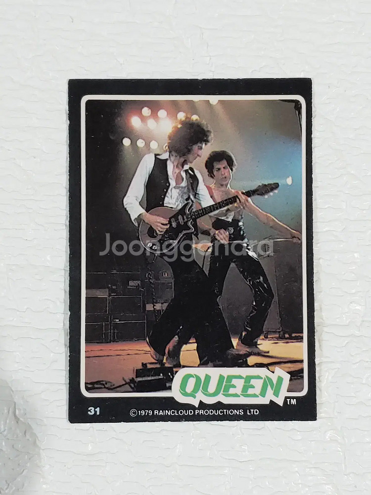 록 밴드 카드 6장 (빌리지 피플,키스, 퀸)--6