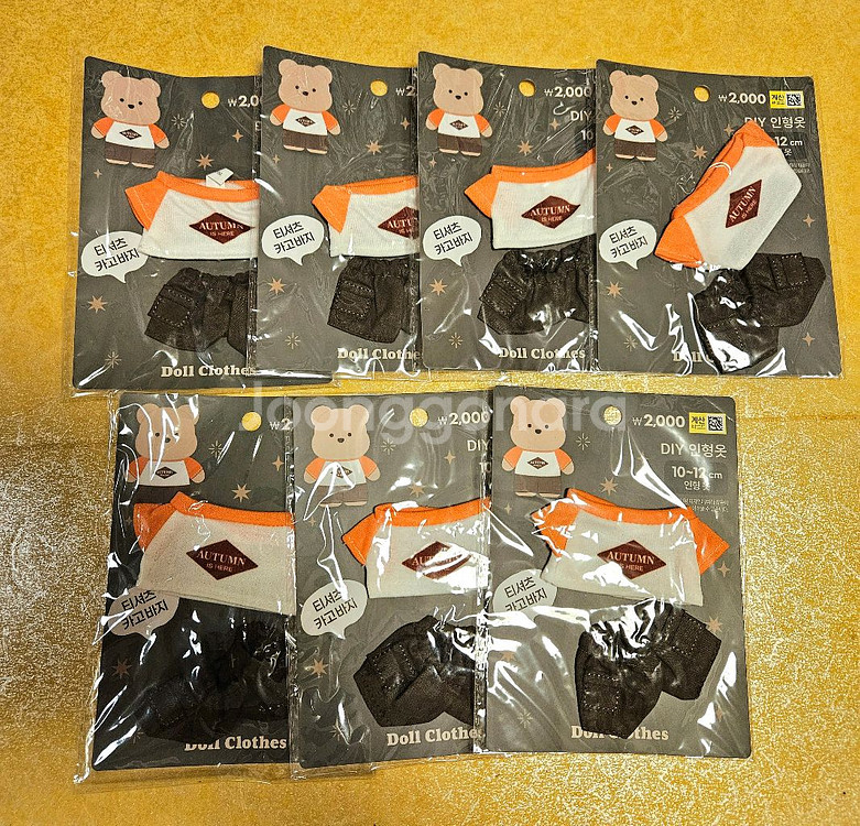 다이소 신상 인형옷&인형모자 판매합니다!--3