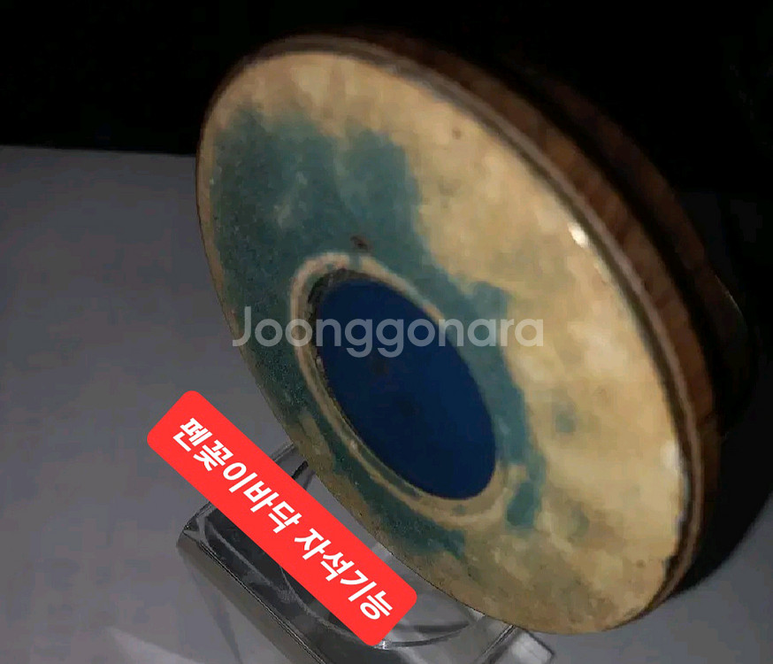 몽블랑 펜꽂이 수제 가죽 스탠드필통--6