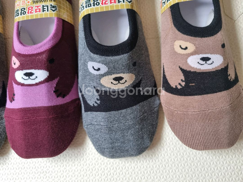 여성덧신 (뒷꿈치실리콘,발바닥 미끄럼방지)--2