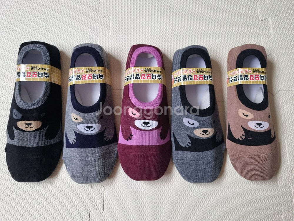 여성덧신 (뒷꿈치실리콘,발바닥 미끄럼방지)--0