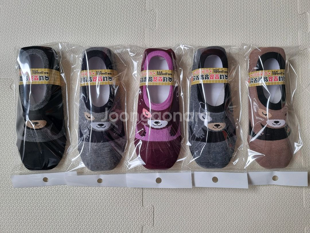 여성덧신 (뒷꿈치실리콘,발바닥 미끄럼방지)--4