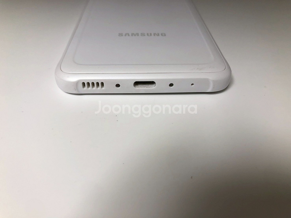 갤럭시 X커버5 화이트 깔끔 기기 판매(88731)--2