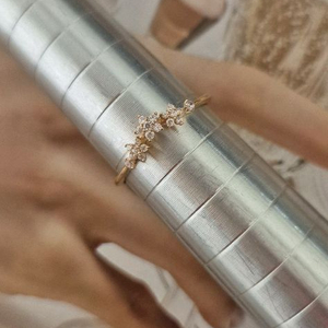 18k 꽃송이 데일리 반지