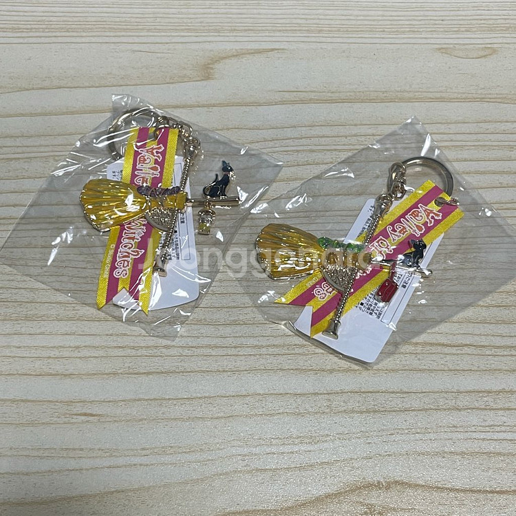 지브리파크 한정 키키 지지 선배 고양이 메탈 키링--0