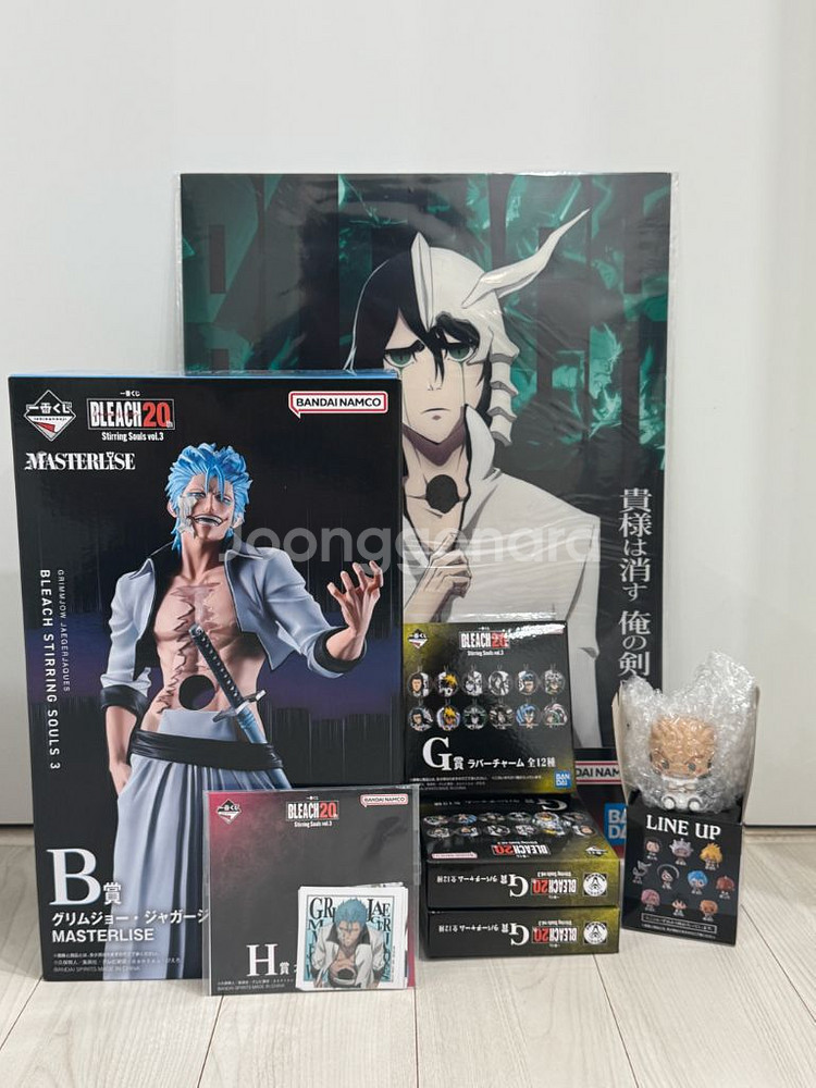 제일복권 블리치 그림죠 피규어 등 일괄--0