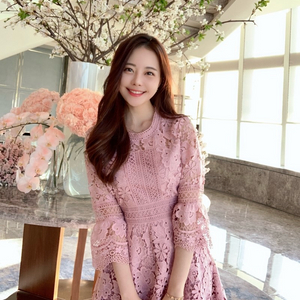 아옳이 레이스원피스