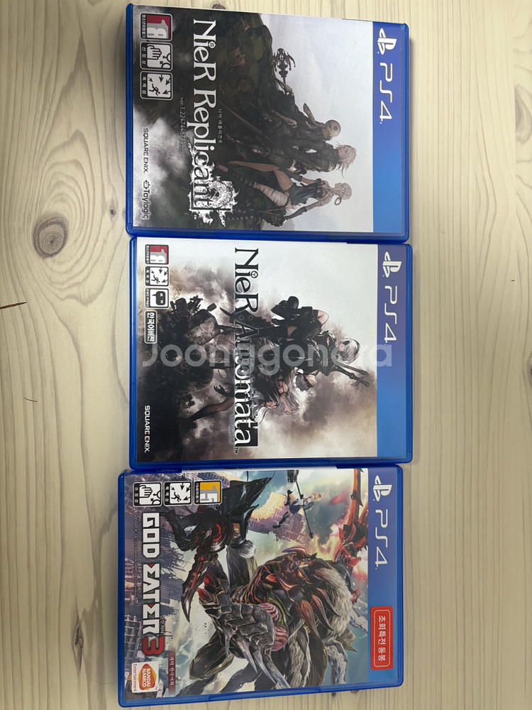 ps4 니어오토마타 니어레플리칸트 갓이터3 cd 3종--3