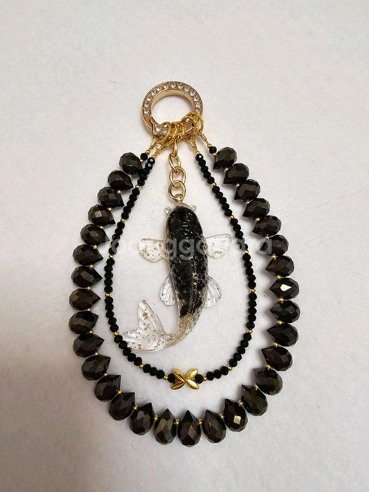 재물, 금전운의 상징 잉어 키링--0