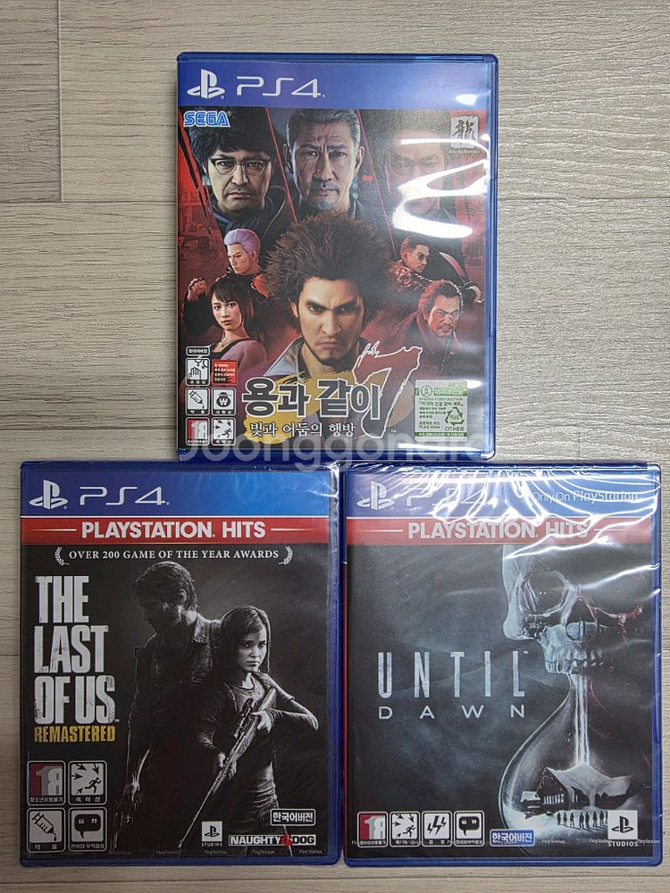 ps4 용7, 라오어, 언틸던 일괄 택포--0