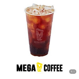 메가커피 아이스아메리카노 1600원