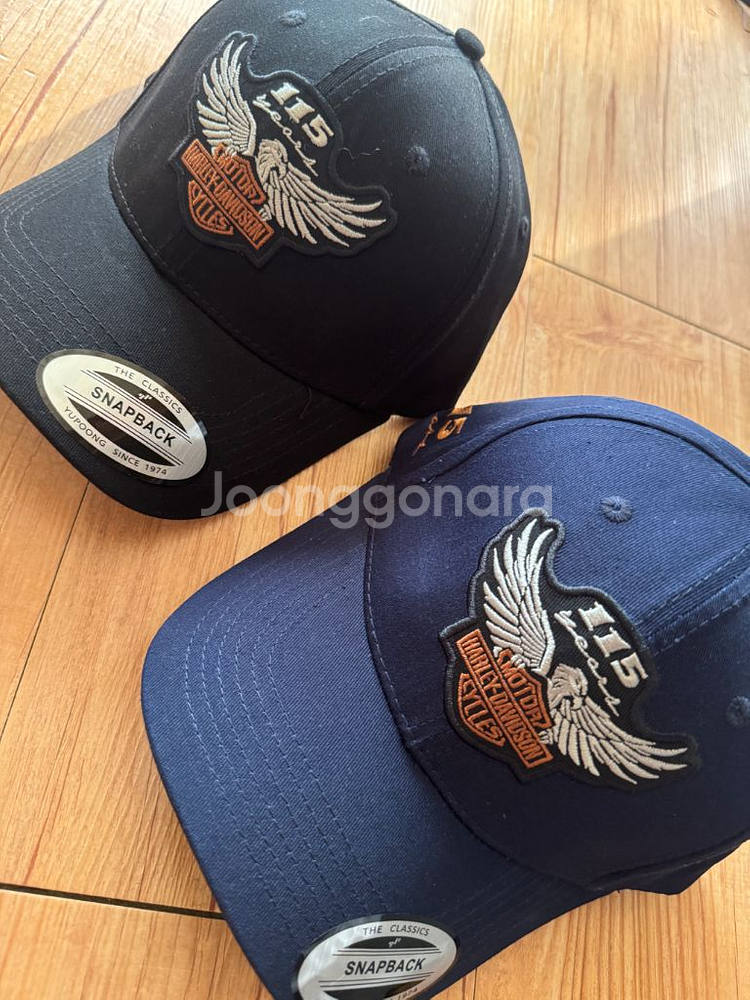 할리데이비슨 115주년 스냅백 야구모자--0