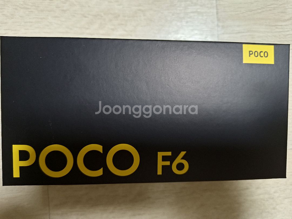 POCO F6 12/512 글로벌버전 블랙색상 팝니다--0