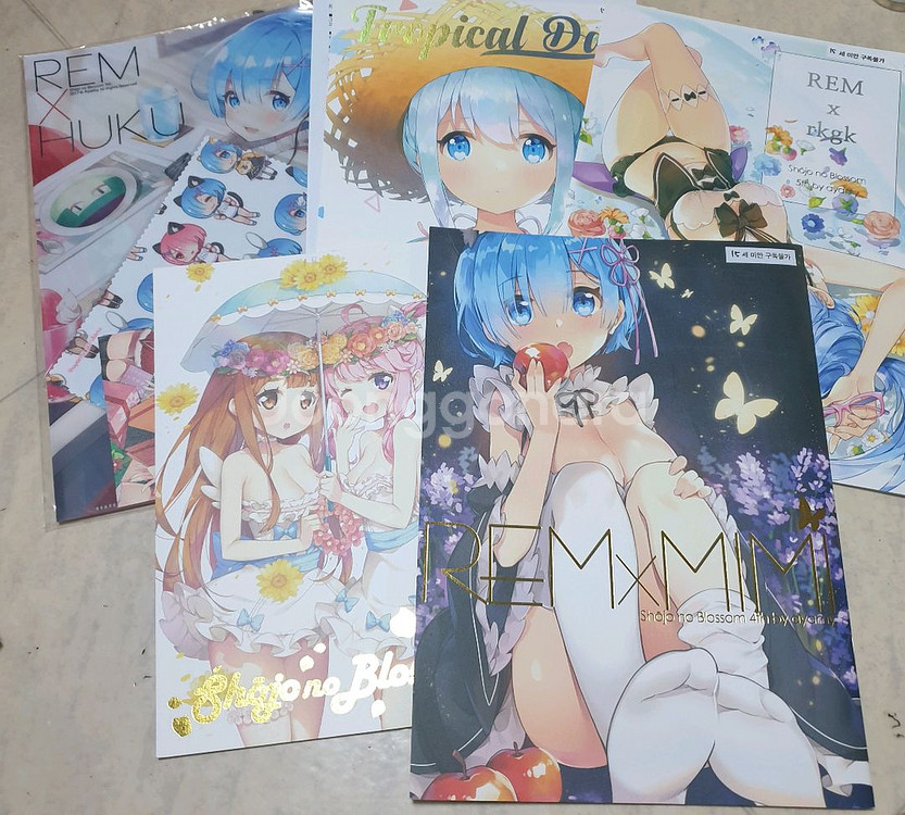 아야미 ayami re제로 리제로 일러북 일괄판매--0