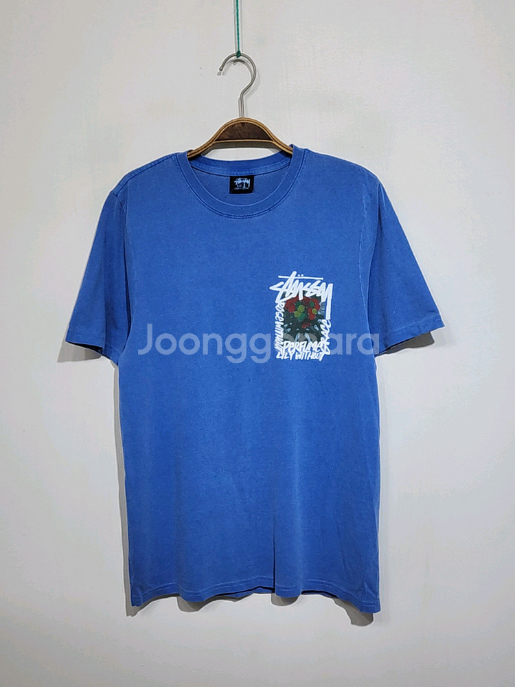 (S) 스투시 반팔티 라운드 빅로고 면티셔츠 아메카지--0