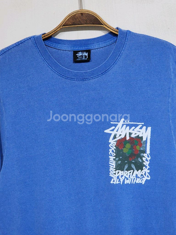 (S) 스투시 반팔티 라운드 빅로고 면티셔츠 아메카지--1