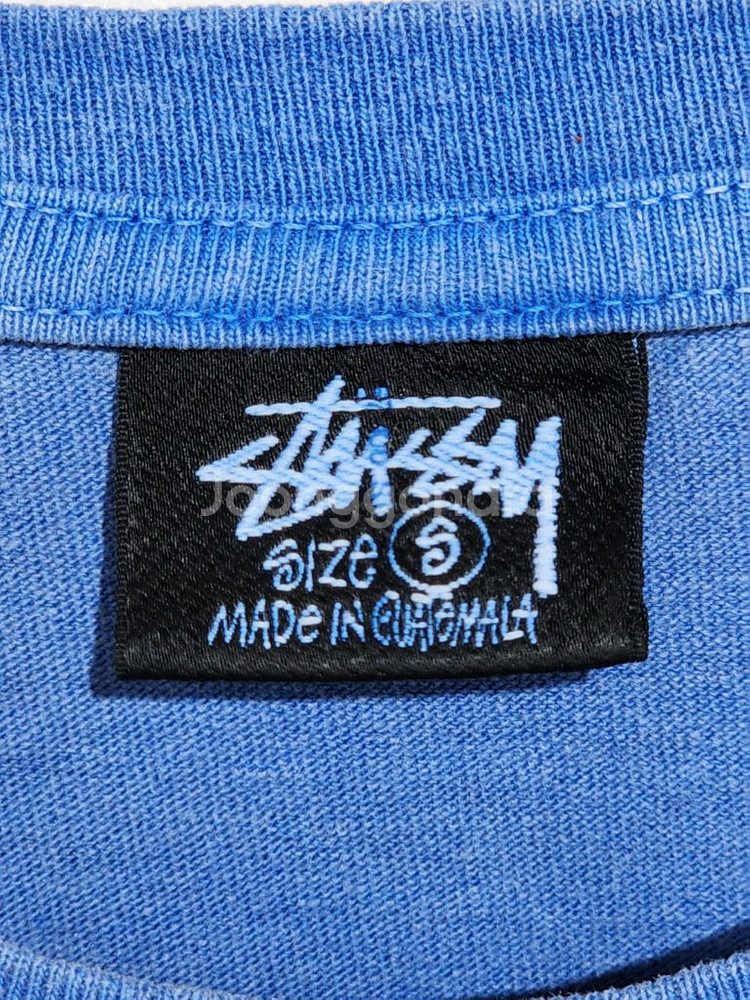 (S) 스투시 반팔티 라운드 빅로고 면티셔츠 아메카지--2