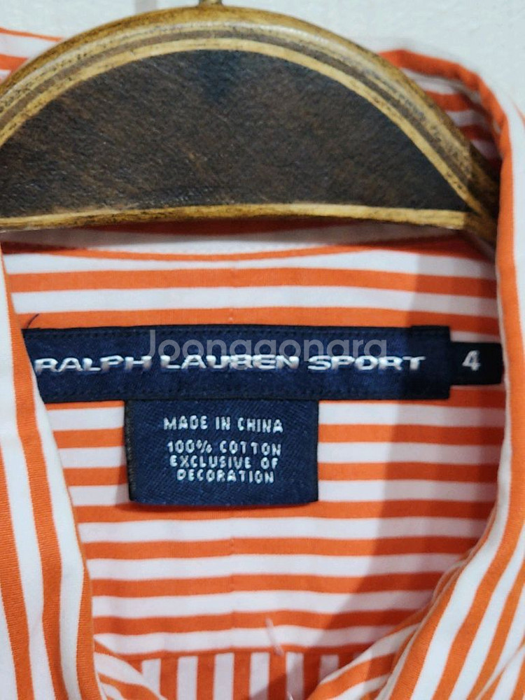 (M) 랄프로렌 폴로 남방 스트라이프 셔츠 여성용--2