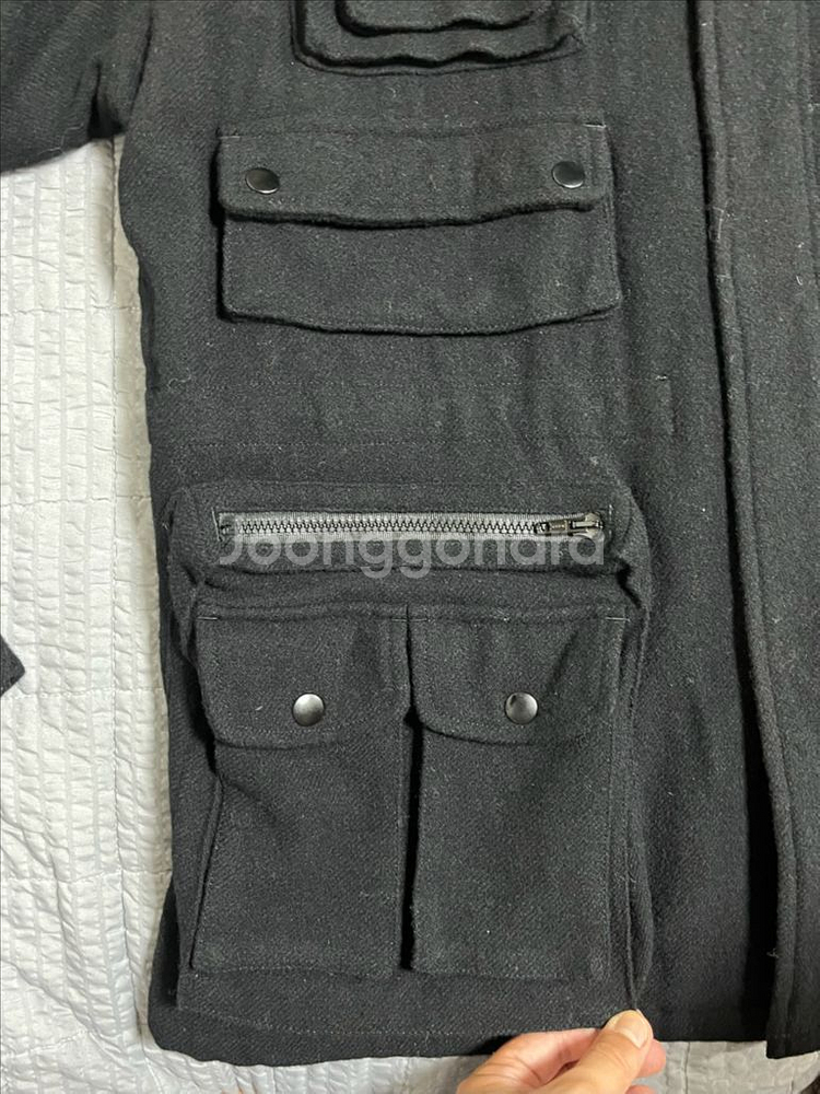 UNUSED 언유즈드 울 카메라맨 자켓 4SIZE 블랙--1