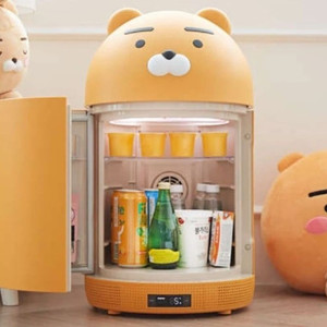 카카오프렌즈 라이언 미니 냉장고 쿠잉냉장고 냉동고