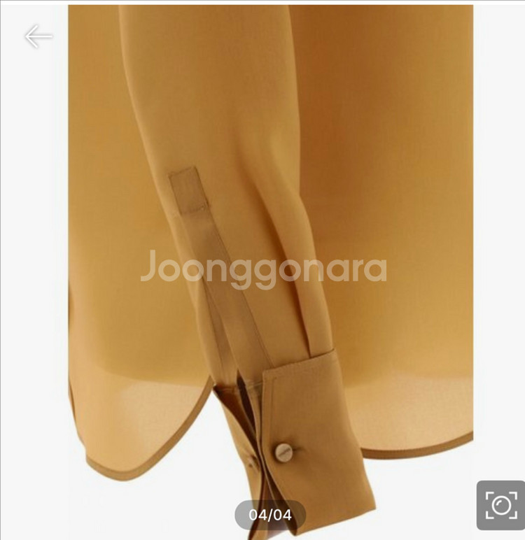 막스마라 실크 오간자 셔츠--3