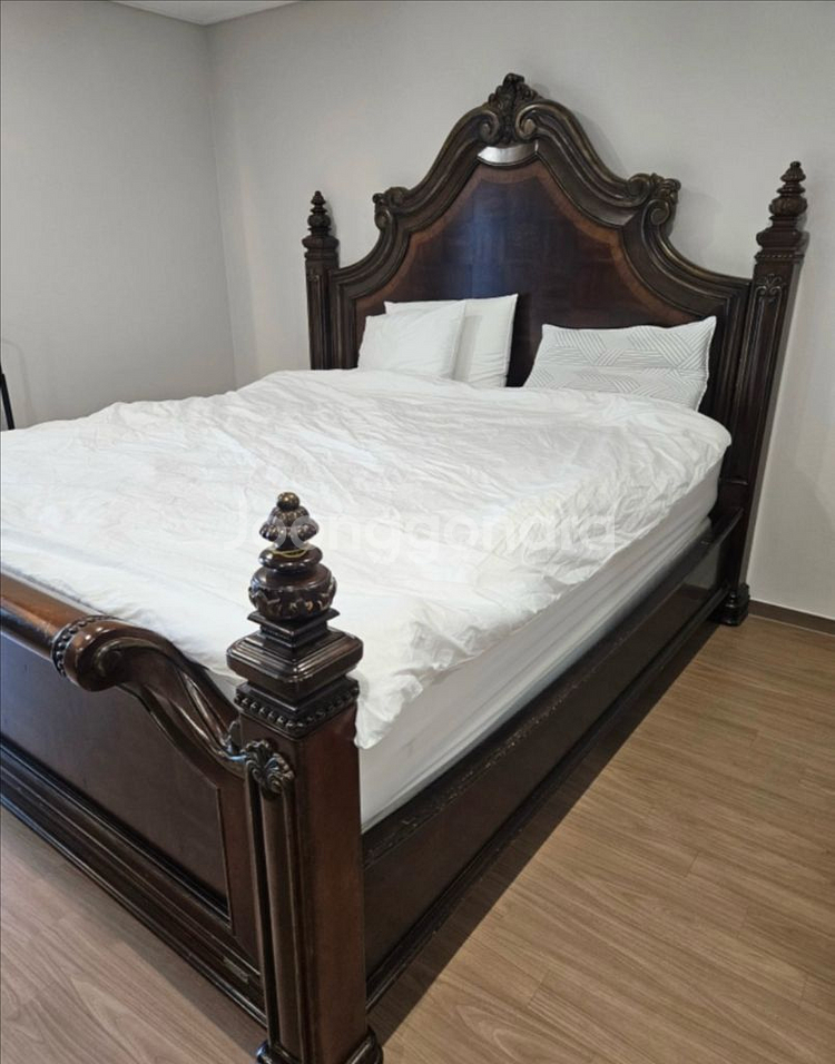 바로크엔틱침대화장대--2