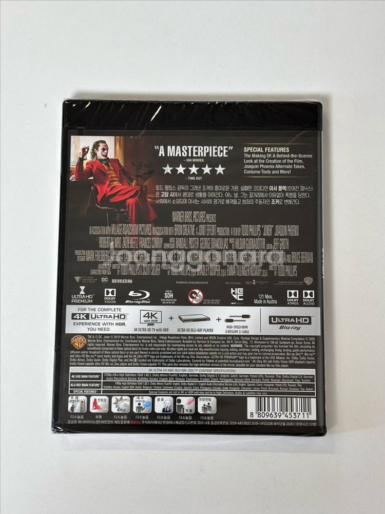 조커 4K 블루레이 미개봉--1