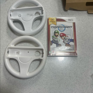닌텐도 wii 마리오카트 wii +핸들 2개