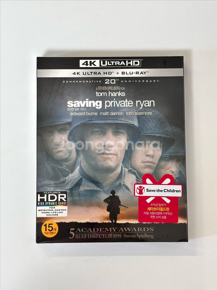 라이언 일병 구하기 4K 울트라 HD 블루레이 미개봉--0
