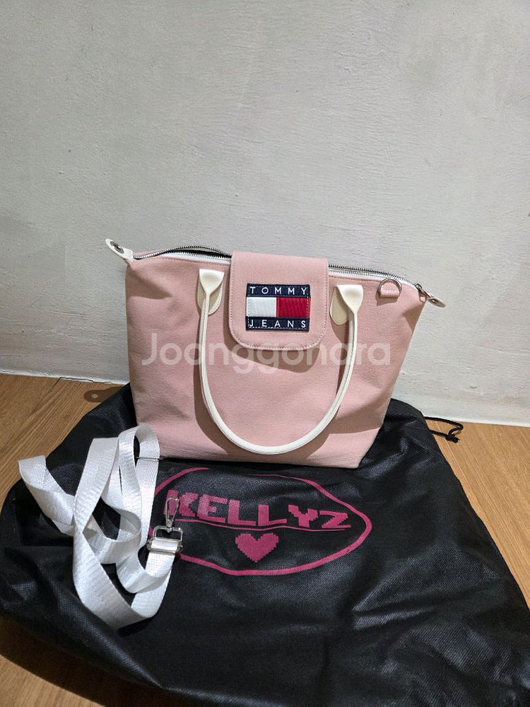 켈리즈 핑크 타미 빅츄잉백 판매해용--2