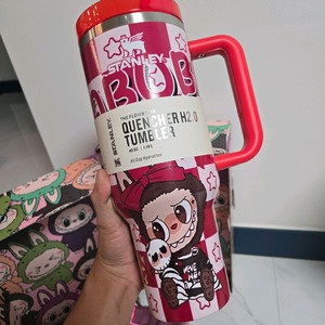 한정판 라부부 스탠리 퀜처 H2.0 텀블러 40oz