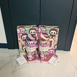 한정판 라부부 스탠리 퀜처 H2.0 텀블러 40oz