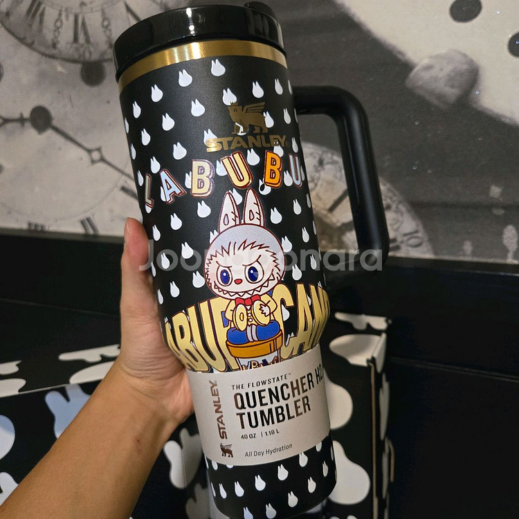 한정판 라부부 스탠리 퀜처 H2.0 텀블러 40oz--0